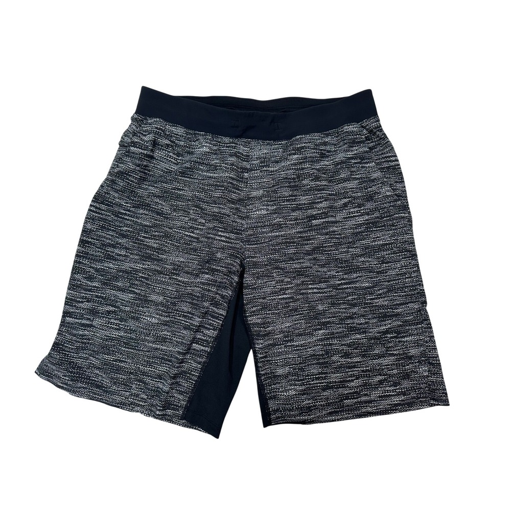 Lululemon T.H.E. Short‎ *Linerless 11" All Court Texture White Black size XL